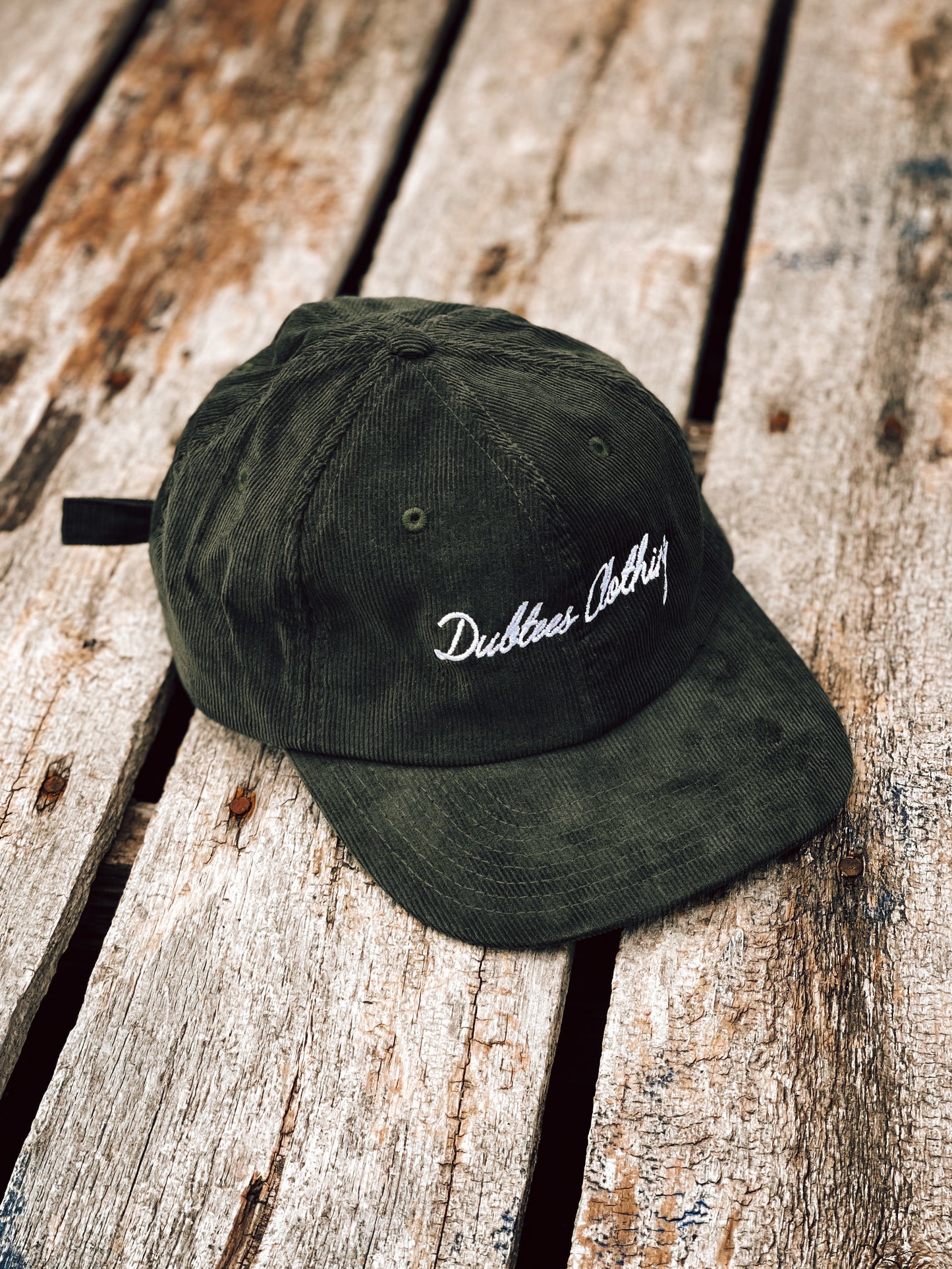 Dubtees.Clo Cord Cap - Bottle Green