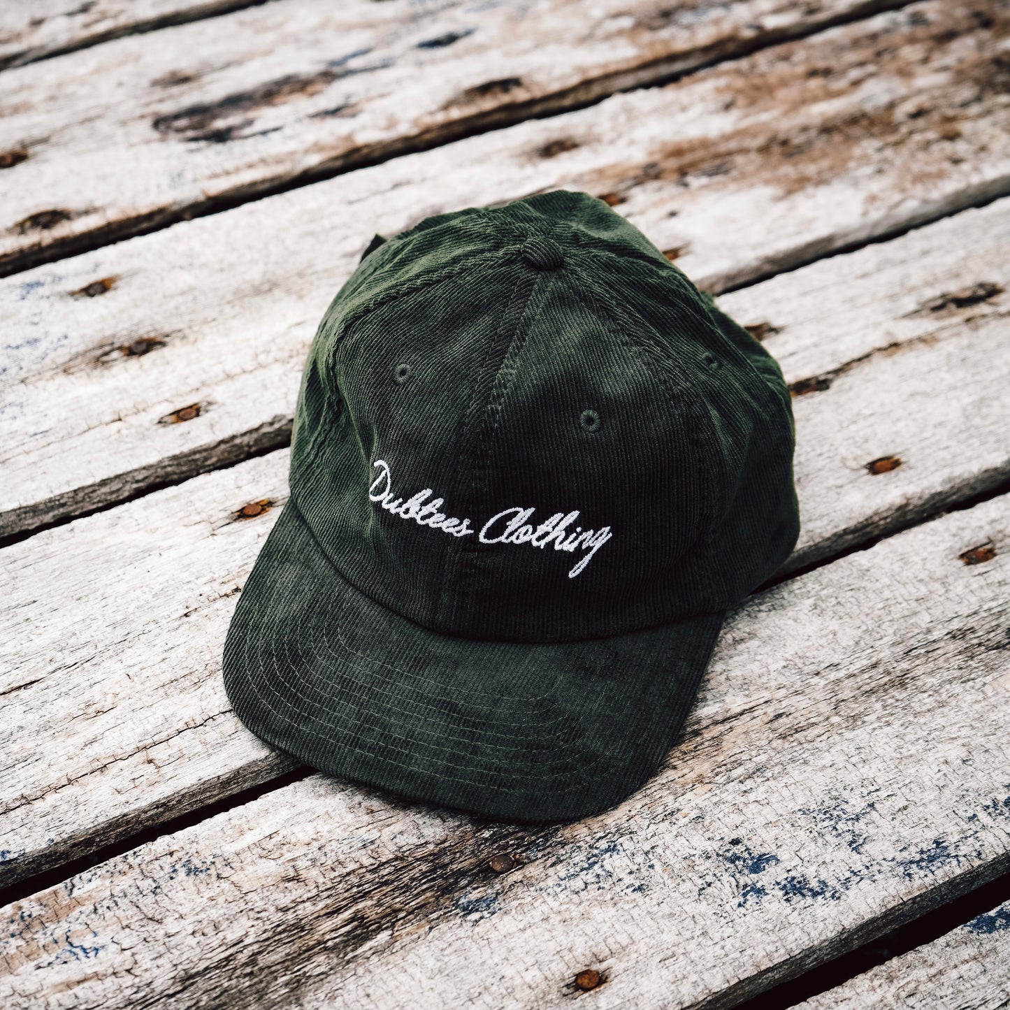 Dubtees.Clo Cord Cap - Bottle Green