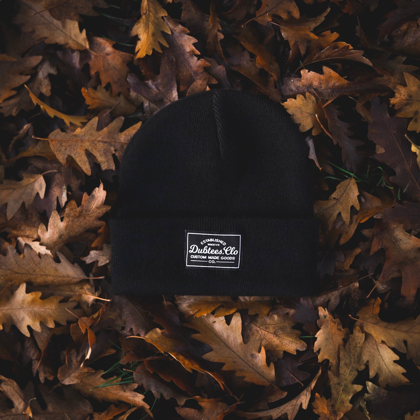 PATCH BEANIE - BLACK