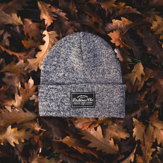 PATCH BEANIE - ANTIQUE GREY