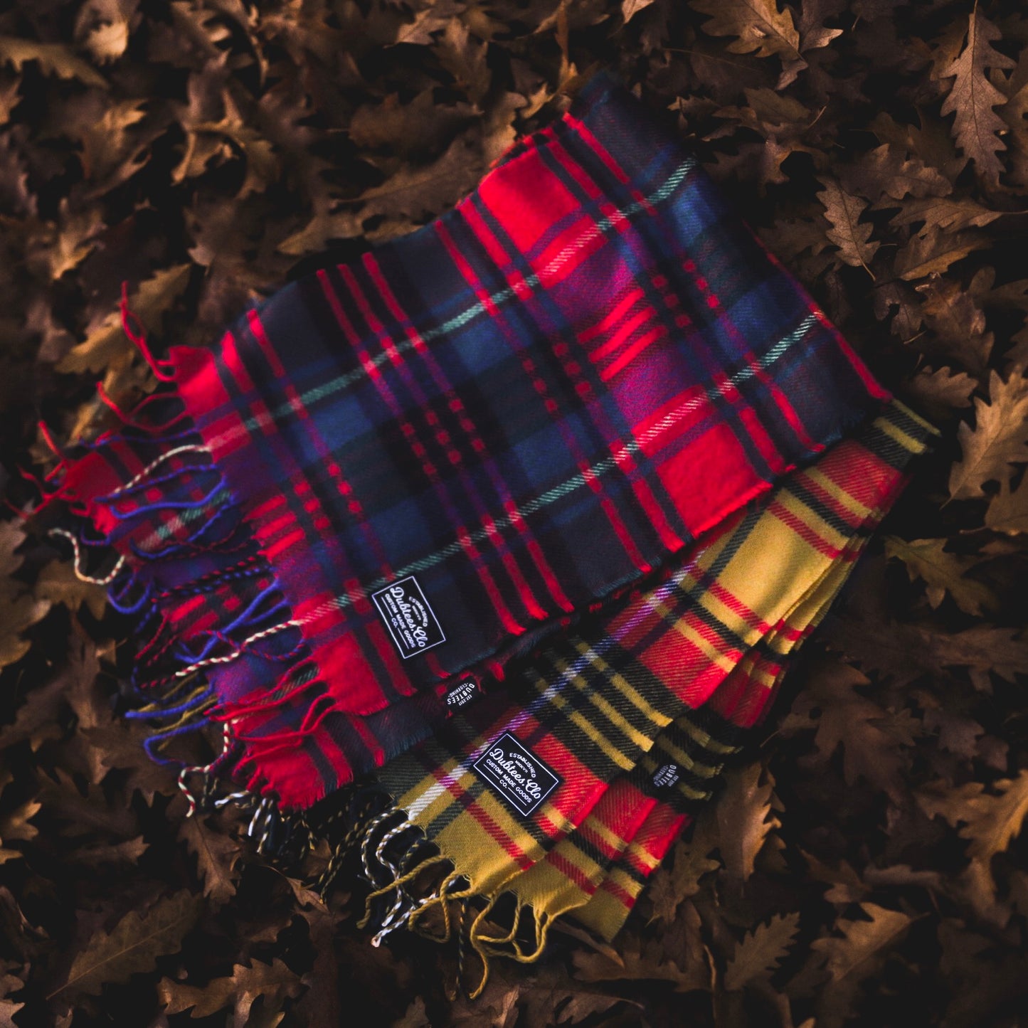Dubtees.Clo Red Check Scarf