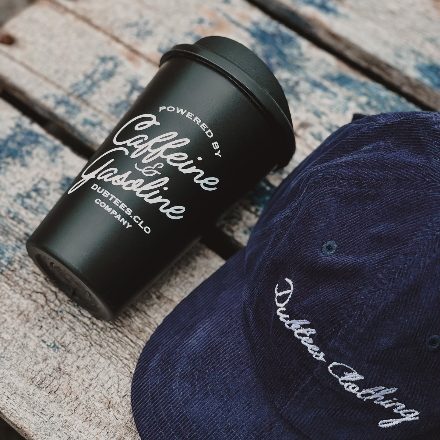 Dubtees.Clo Cord Cap - Navy Blue