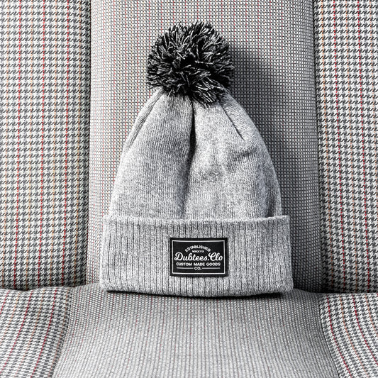 Patch Bobble - Heather Grey